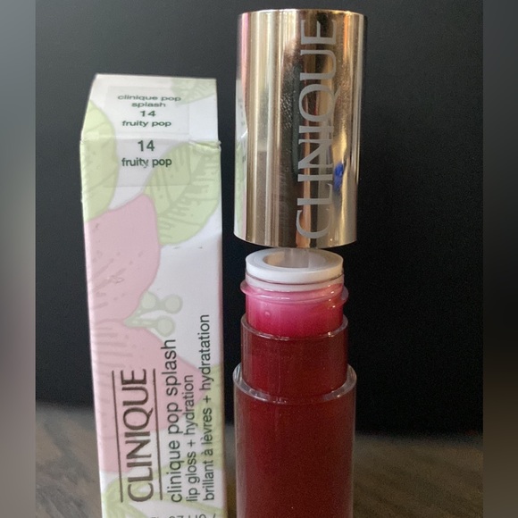 Clinique Pop Splash Lip Gloss, 17 Spritz, 0.14 Ounce brand New - Picture 4 of 5